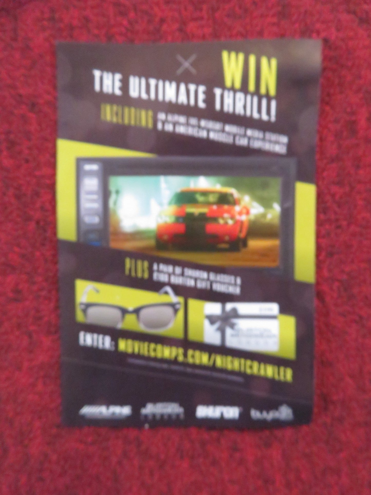 NIGHTCRAWLER (DVD) JAKE GYLLENHAAL BILL PAXTON 2014 REGION 2 Rendezvous Cinema Movie posters