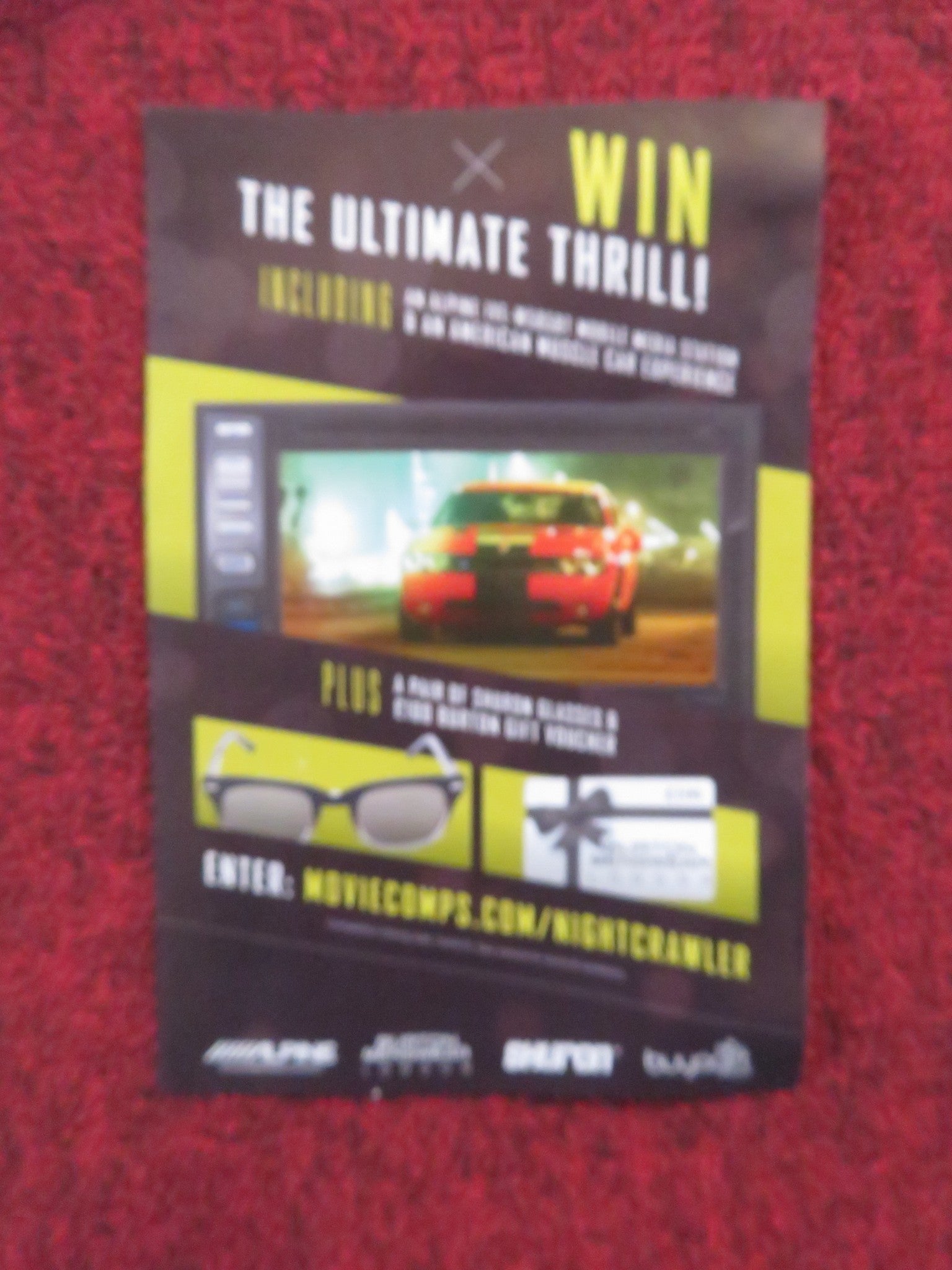 NIGHTCRAWLER (DVD) JAKE GYLLENHAAL BILL PAXTON 2014 REGION 2 Rendezvous Cinema Movie posters