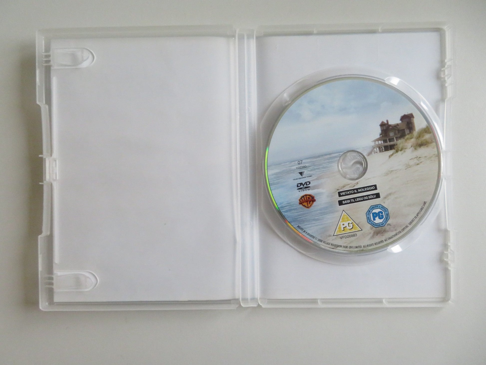 NIGHTS IN RODANTHE (DVD) RICHARD GERE DIANE LANE 2008 REGION 2 Movie posters