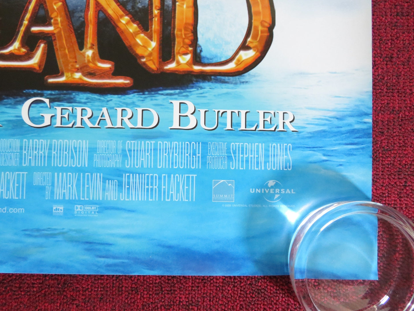 NIM'S ISLAND US ONE SHEET ROLLED POSTER JODIE FOSTER GERARD BUTLER 2008 Rendezvous Cinema Movie posters