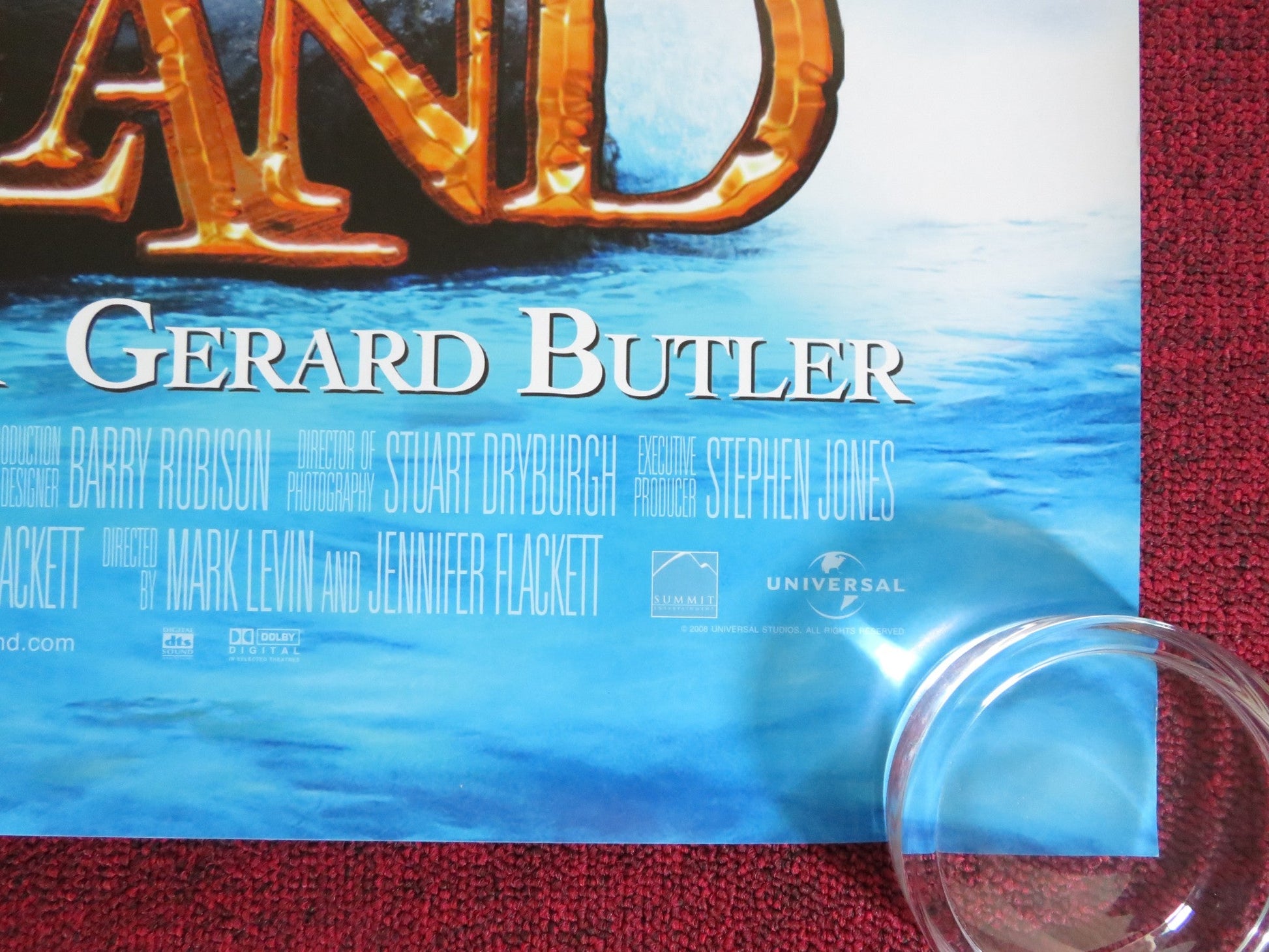 NIM'S ISLAND US ONE SHEET ROLLED POSTER JODIE FOSTER GERARD BUTLER 2008 Rendezvous Cinema Movie posters