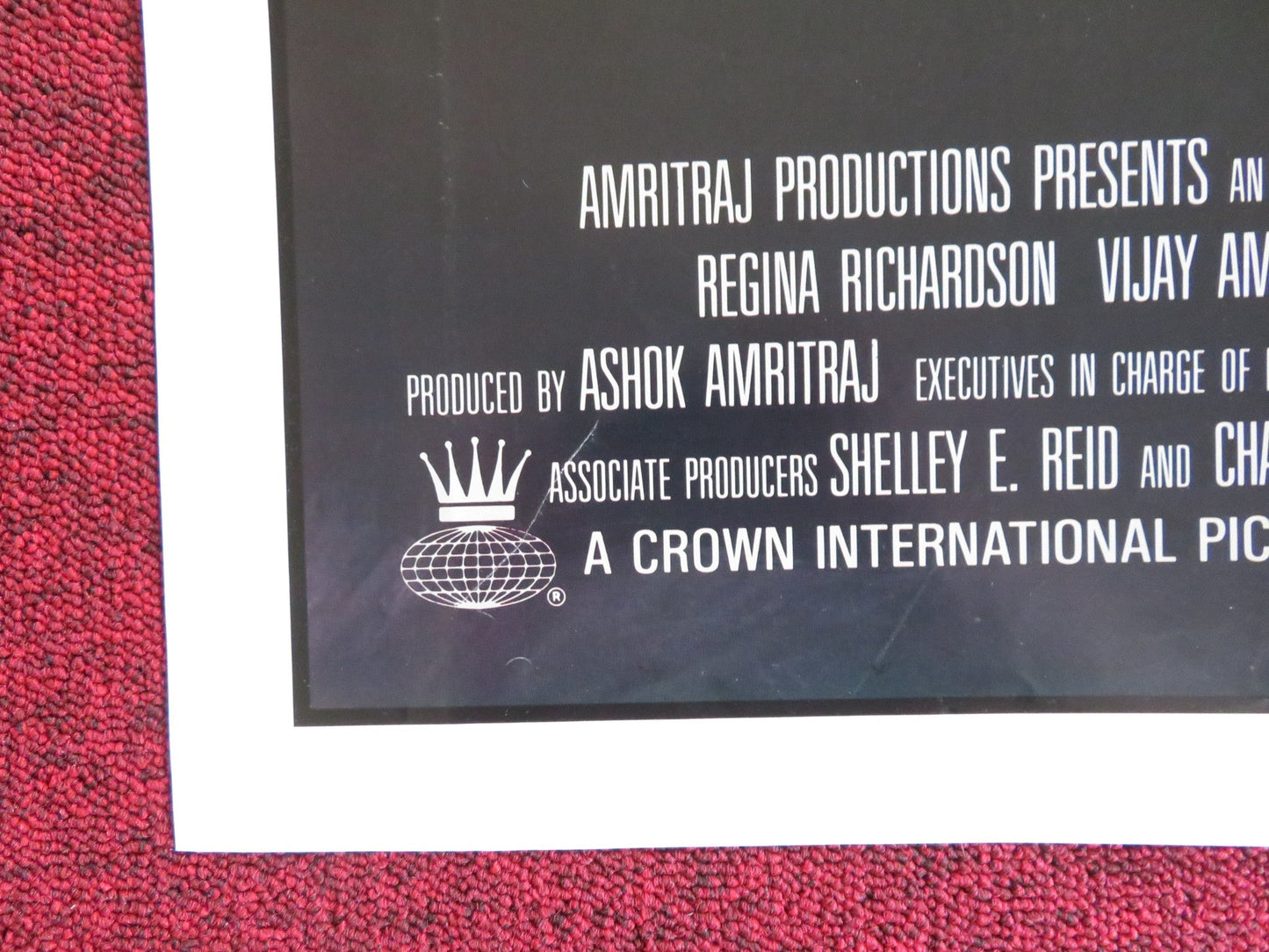 NINE DEATHS OF THE NINJA FOLDED US ONE SHEET POSTER SHO KOSUGI BRENT HUFF 1985 Rendezvous Cinema Movie posters