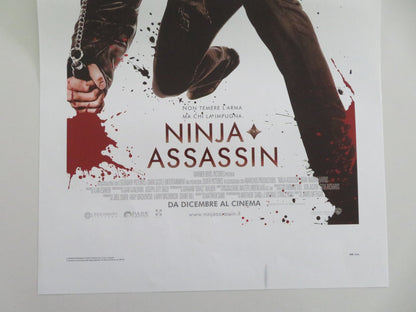 Ninja Assassin Italian Locandina Poster Naomie Harris Rain 2009 Movie posters