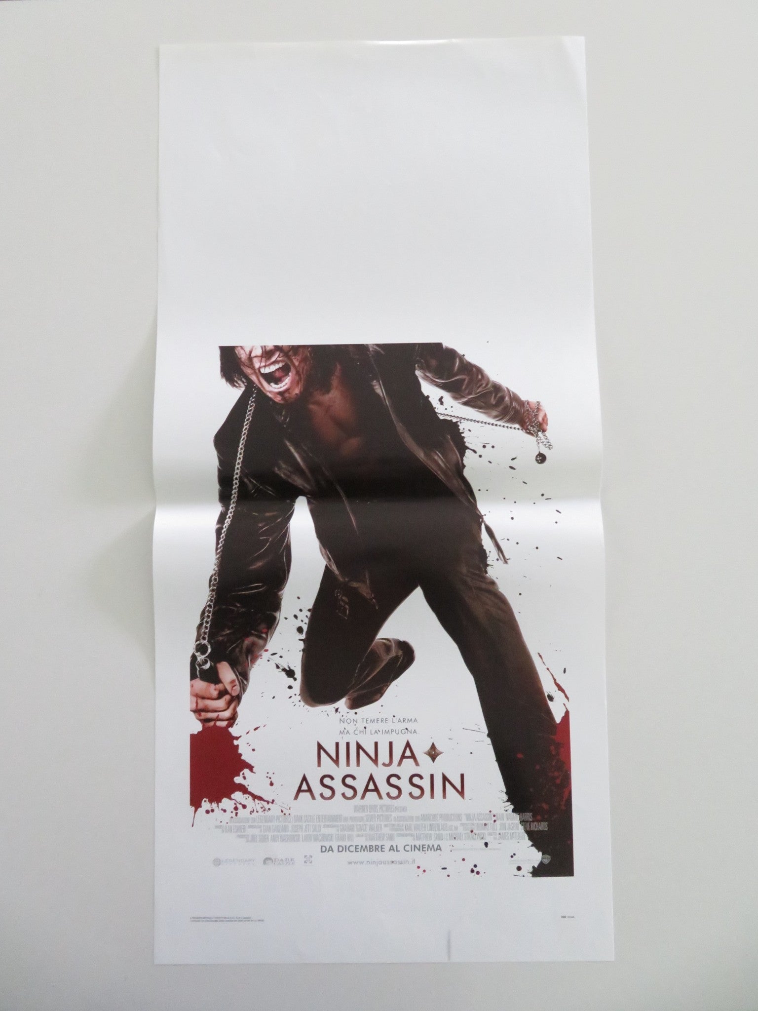 Ninja Assassin Italian Locandina Poster Naomie Harris Rain 2009 Movie posters