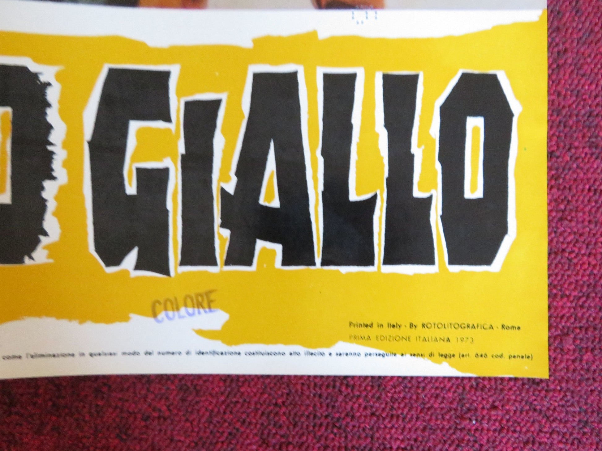 NINJA WAR LORD - D ITALIAN FOTOBUSTA POSTER SING CHEN YASUAKI KURATA 1973 Rendezvous Cinema Movie posters