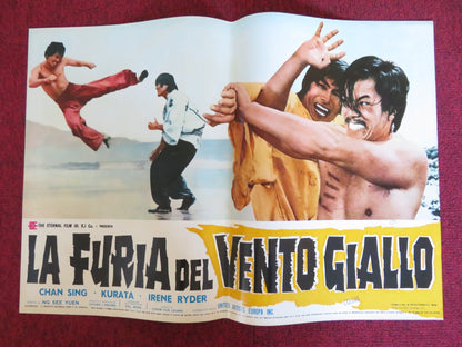 NINJA WAR LORD - E ITALIAN FOTOBUSTA POSTER SING CHEN YASUAKI KURATA 1973 Rendezvous Cinema Movie posters
