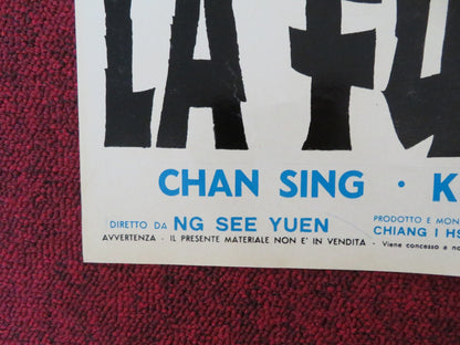 NINJA WAR LORD - F ITALIAN FOTOBUSTA POSTER SING CHEN YASUAKI KURATA 1973 Rendezvous Cinema Movie posters