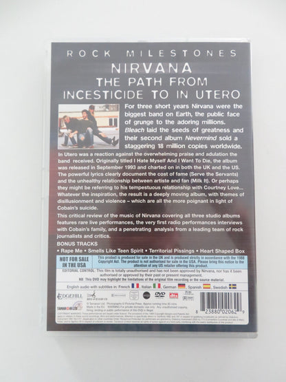 NIRVANA: THE PATH FROM INCESTICIDE TO IN UTERO (DVD) 2006 Movie posters