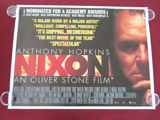 Nixon - B UK Quad Rolled Poster Anthony Hopkins Joan Allen 1995 Movie posters