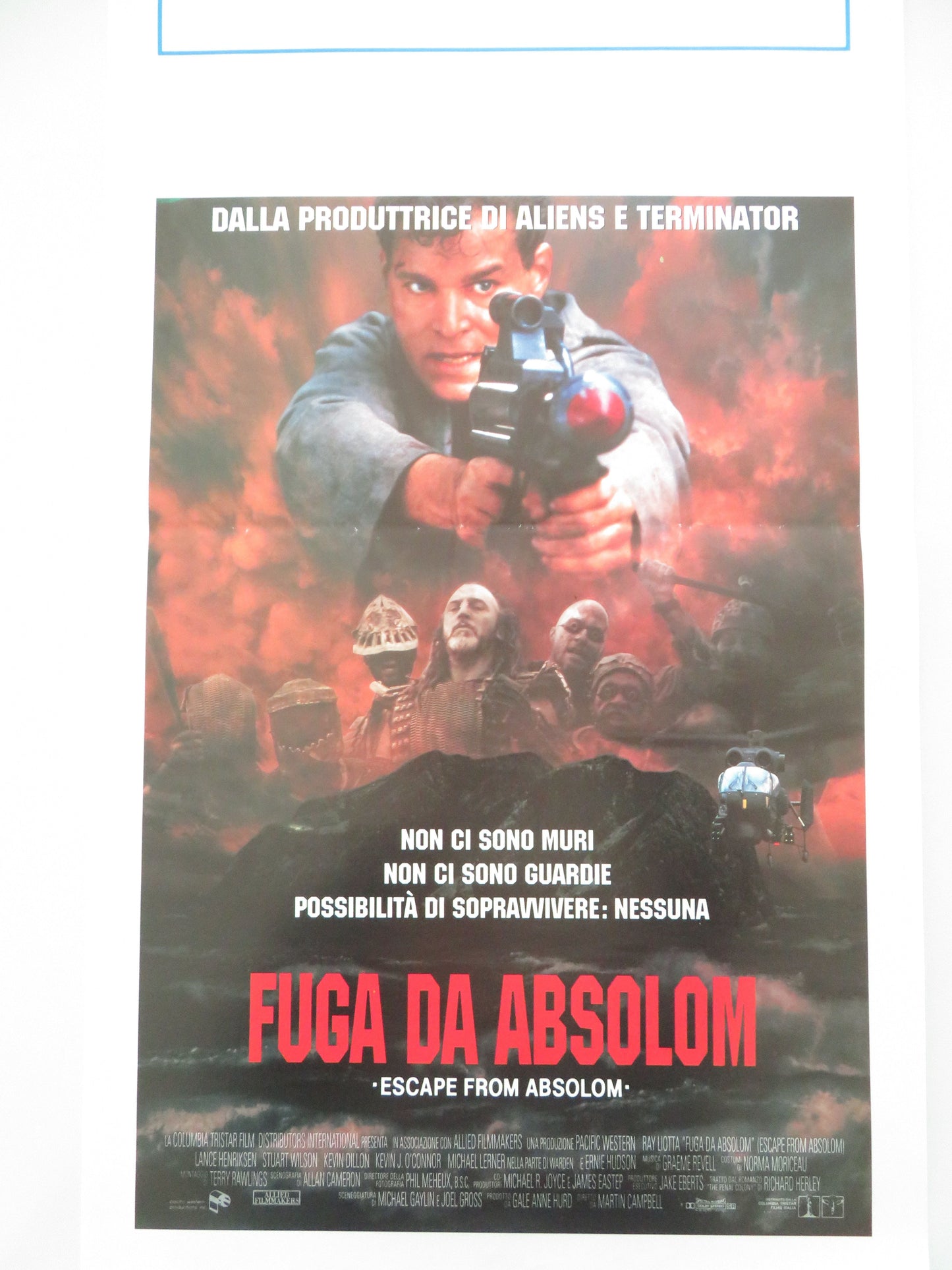 No Escape Italian Locandina Poster Ray Liotta Kevin Dillon 1994 Movie posters