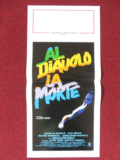 NO FEAR, NO DIE ITALIAN LOCANDINA POSTER ISAACH DE BANKOLE ALEX DESCAS 1991 Rendezvous Cinema Movie posters
