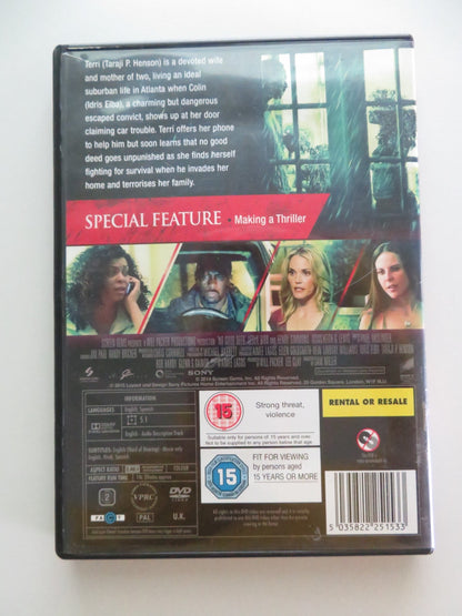 NO GOOD DEED (DVD) IDRIS ELBA TARAJI P. HENSON 2014 REGION 2 Movie posters