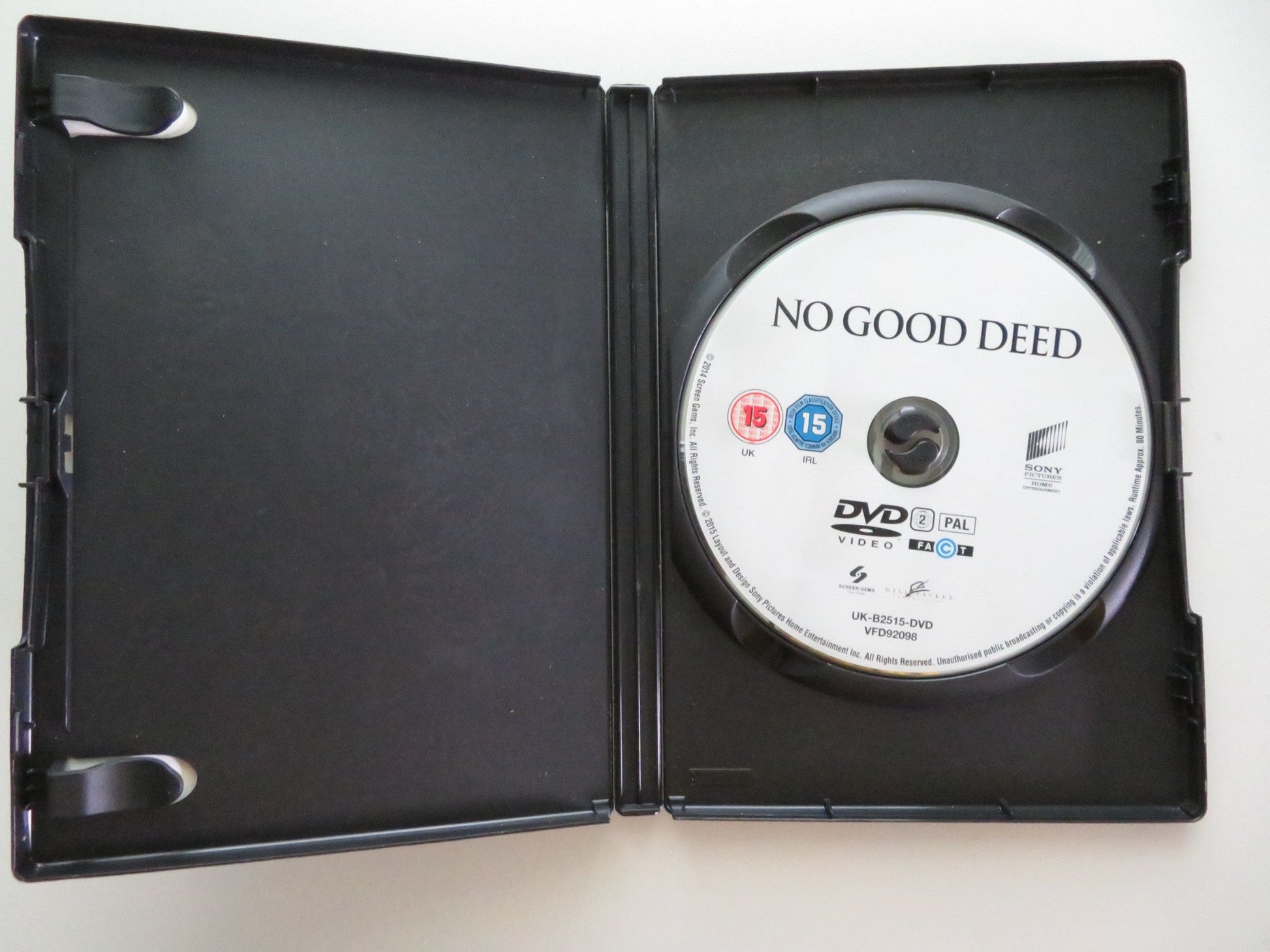 NO GOOD DEED (DVD) IDRIS ELBA TARAJI P. HENSON 2014 REGION 2 Movie posters