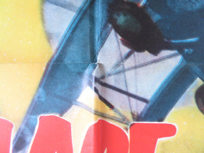 NO PLACE TO LAND FOLDED US ONE SHEET POSTER JOHN IRELAND MARI BLANCHARD 1958 Rendezvous Cinema Movie posters