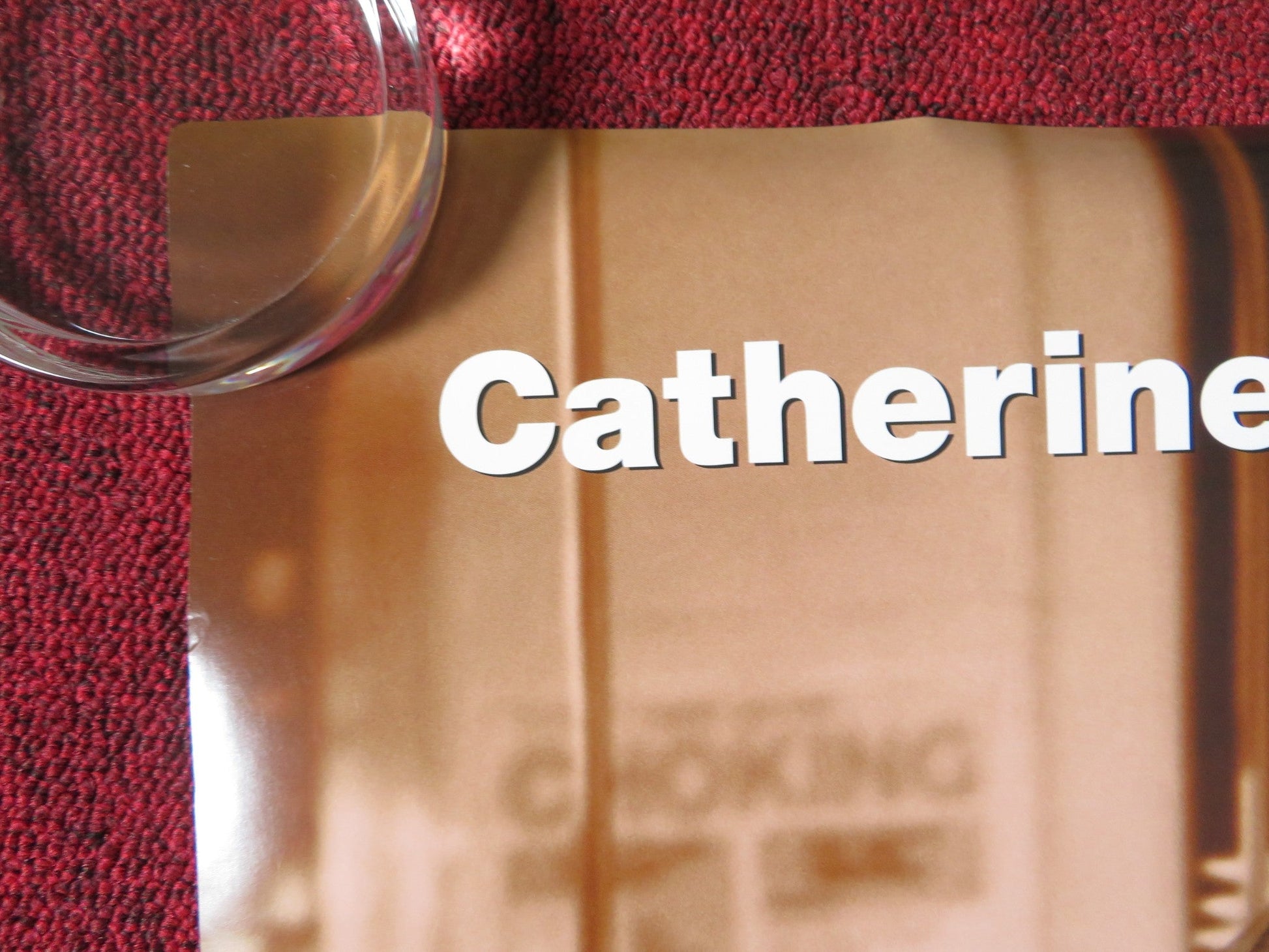 NO RESERVATIONS US ONE SHEET ROLLED POSTER CATHERINE - ZETA JONES A. ECKHART 2007 Rendezvous Cinema Movie posters