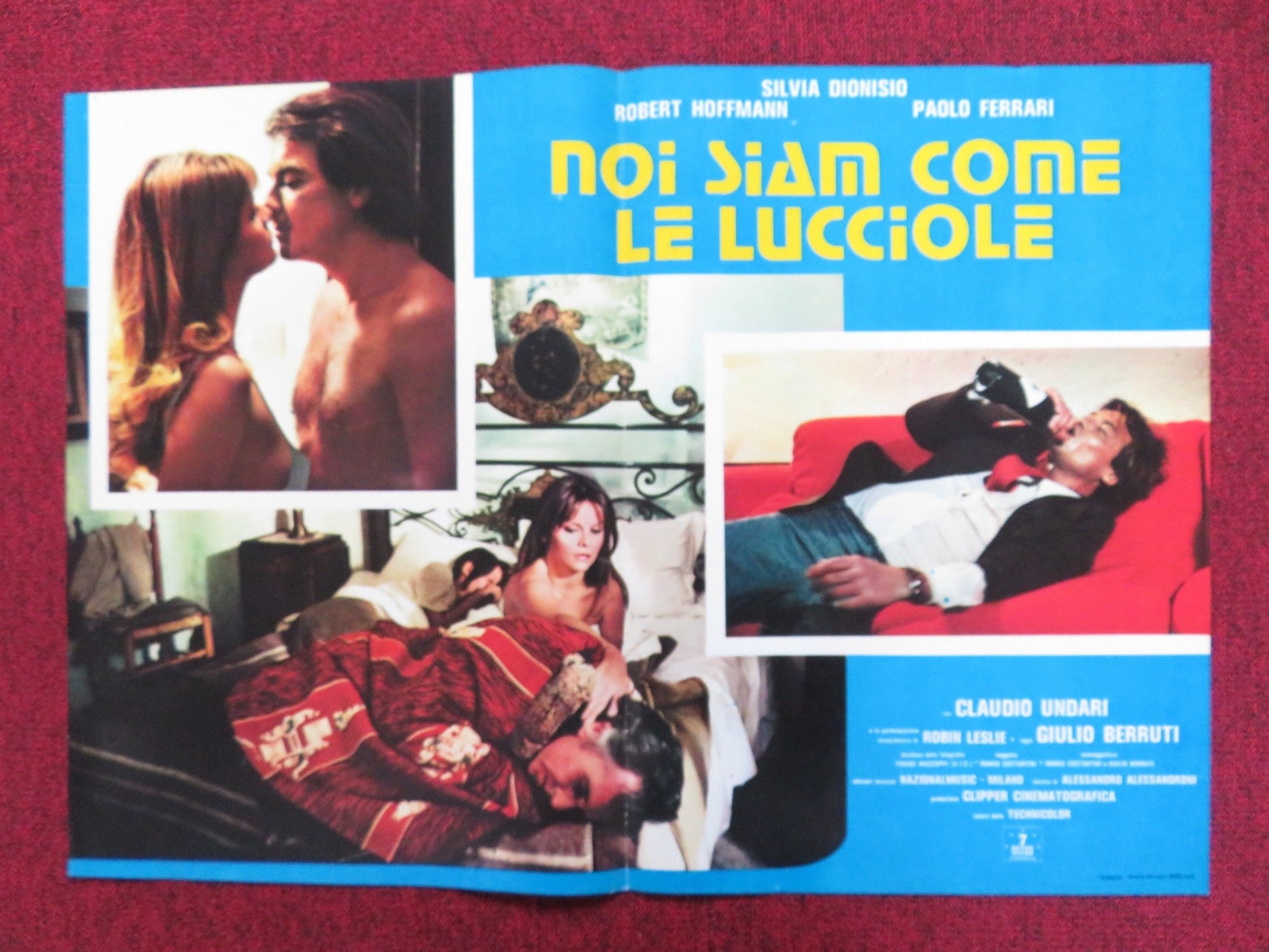 NO SIAM COME LE LUCCIOLE - A ITALIAN FOTOBUSTA POSTER ROBERT HOFFMAN 1976 Rendezvous Cinema Movie posters