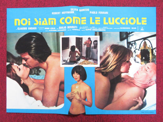 NO SIAM COME LE LUCCIOLE - B ITALIAN FOTOBUSTA POSTER ROBERT HOFFMAN 1976 Rendezvous Cinema Movie posters