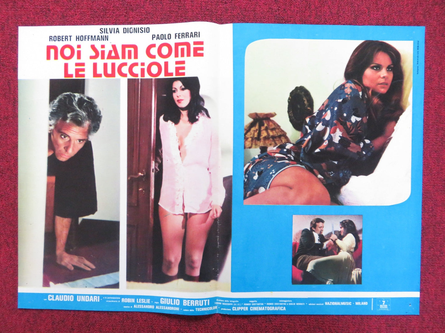 NO SIAM COME LE LUCCIOLE - C ITALIAN FOTOBUSTA POSTER ROBERT HOFFMAN 1976 Rendezvous Cinema Movie posters