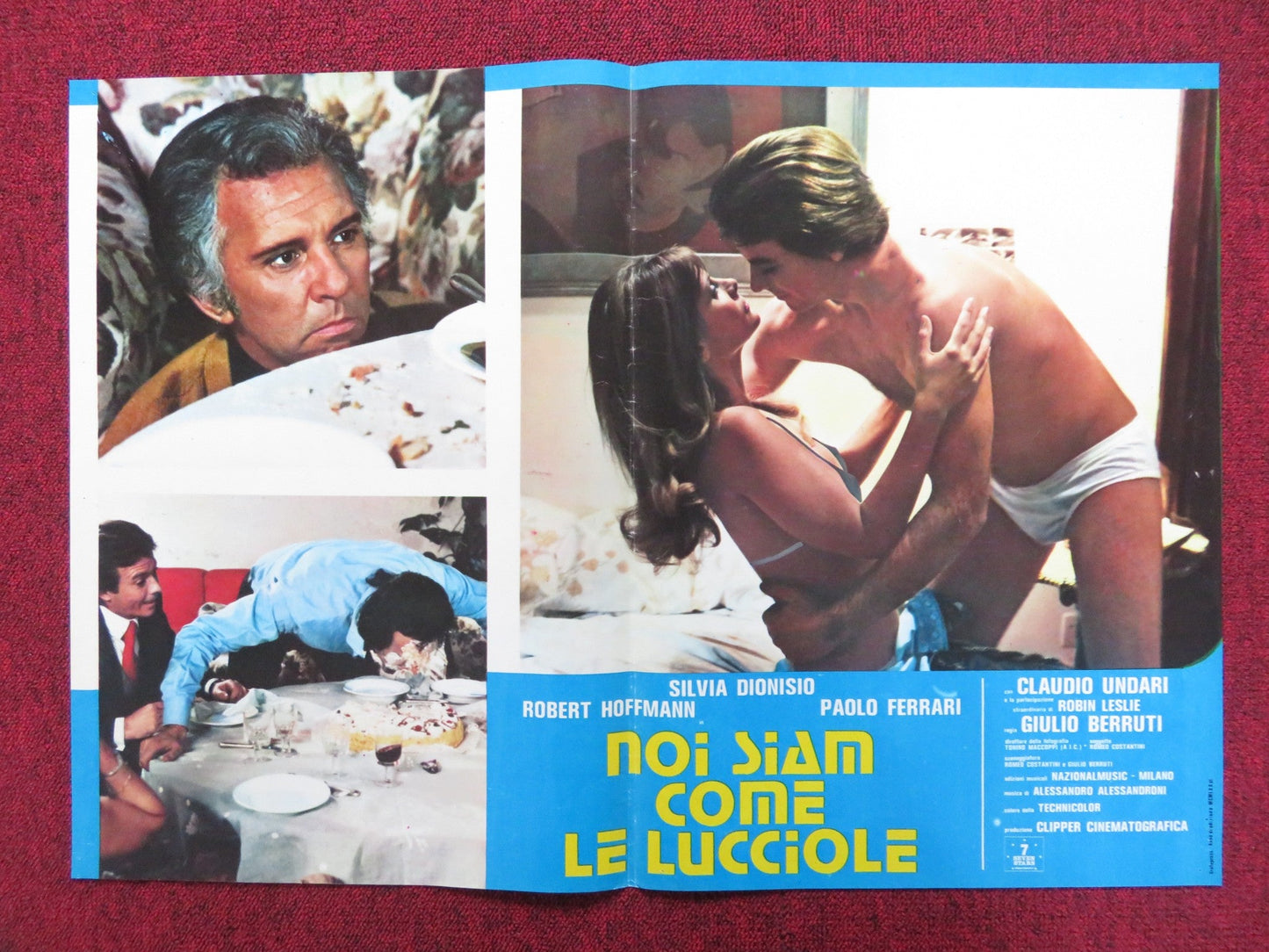 NO SIAM COME LE LUCCIOLE - D ITALIAN FOTOBUSTA POSTER ROBERT HOFFMAN 1976 Rendezvous Cinema Movie posters