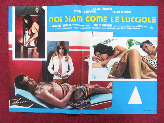 NO SIAM COME LE LUCCIOLE - E ITALIAN FOTOBUSTA POSTER ROBERT HOFFMAN 1976 Rendezvous Cinema Movie posters