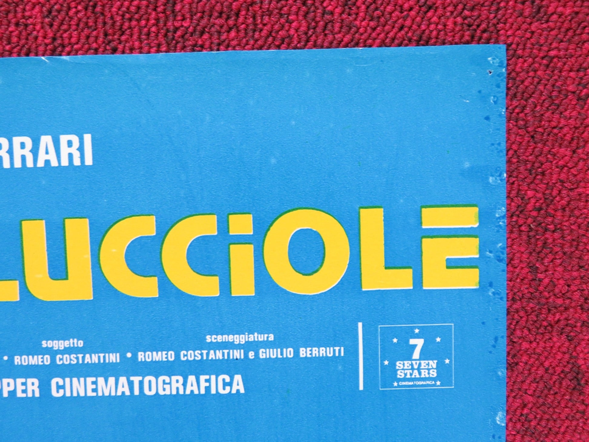 NO SIAM COME LE LUCCIOLE - E ITALIAN FOTOBUSTA POSTER ROBERT HOFFMAN 1976 Rendezvous Cinema Movie posters