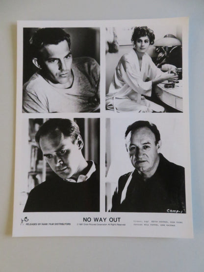 NO WAY OUT MOVIE STILL PHOTO LOT OF 9 GENE HACKMAN KEVIN COSTNER 1987 - Rendezvous Cinema