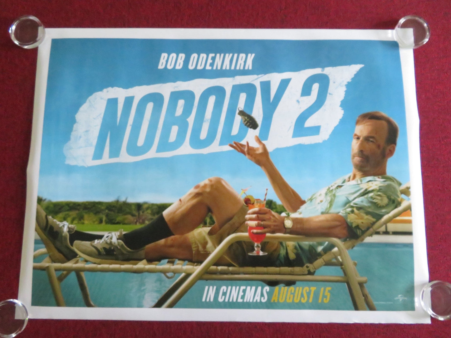 NOBODY 2 UK QUAD ROLLED POSTER BOB ODENKIRK CONNIE NIELSEN C. LLOYD 2025 Movie posters