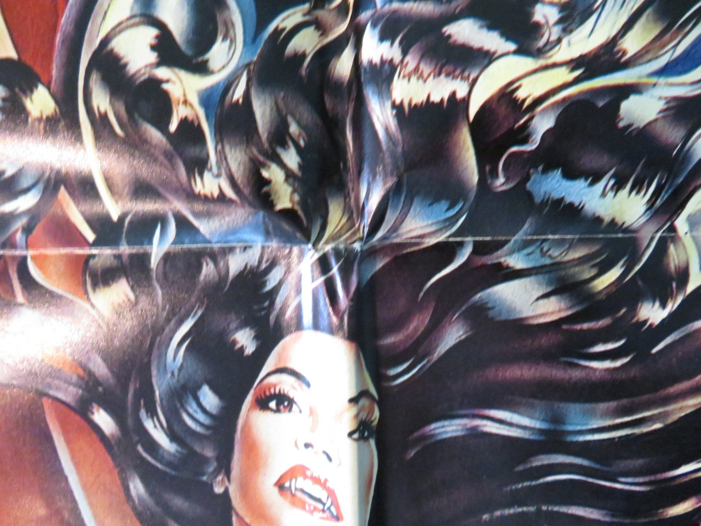 NOCTURNA FOLDED US ONE SHEET POSTER NAI BONET JOHN CARRADINE 1979 Rendezvous Cinema Movie posters