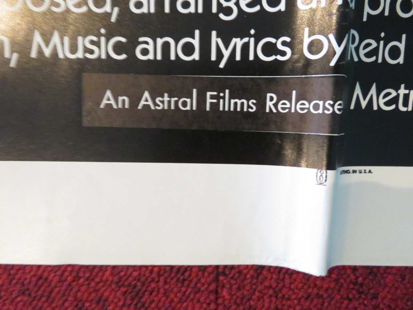 NOCTURNA FOLDED US ONE SHEET POSTER NAI BONET JOHN CARRADINE 1979 Rendezvous Cinema Movie posters