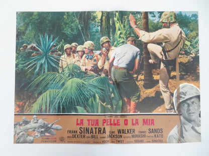 None But The Brave - B Italian Fotobusta Poster Sinatra Walker 1965 Movie posters