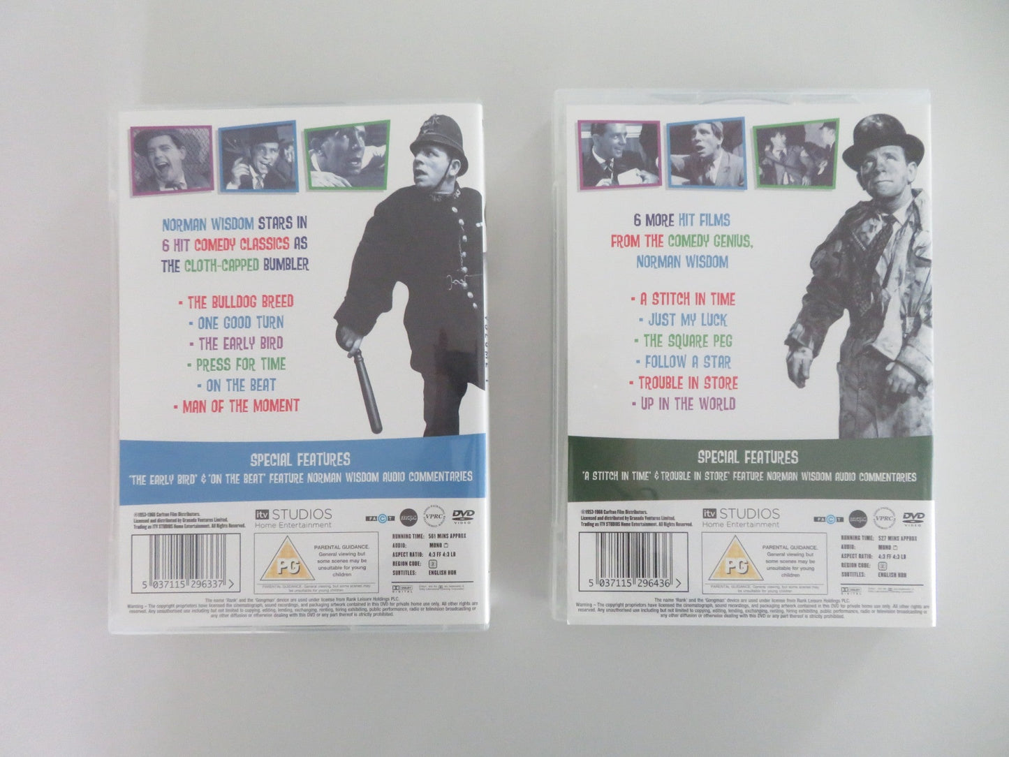 Norman Wisdom Collection (DVD BoxSet) Norman Wisdom 2008 Region 2 Movie posters