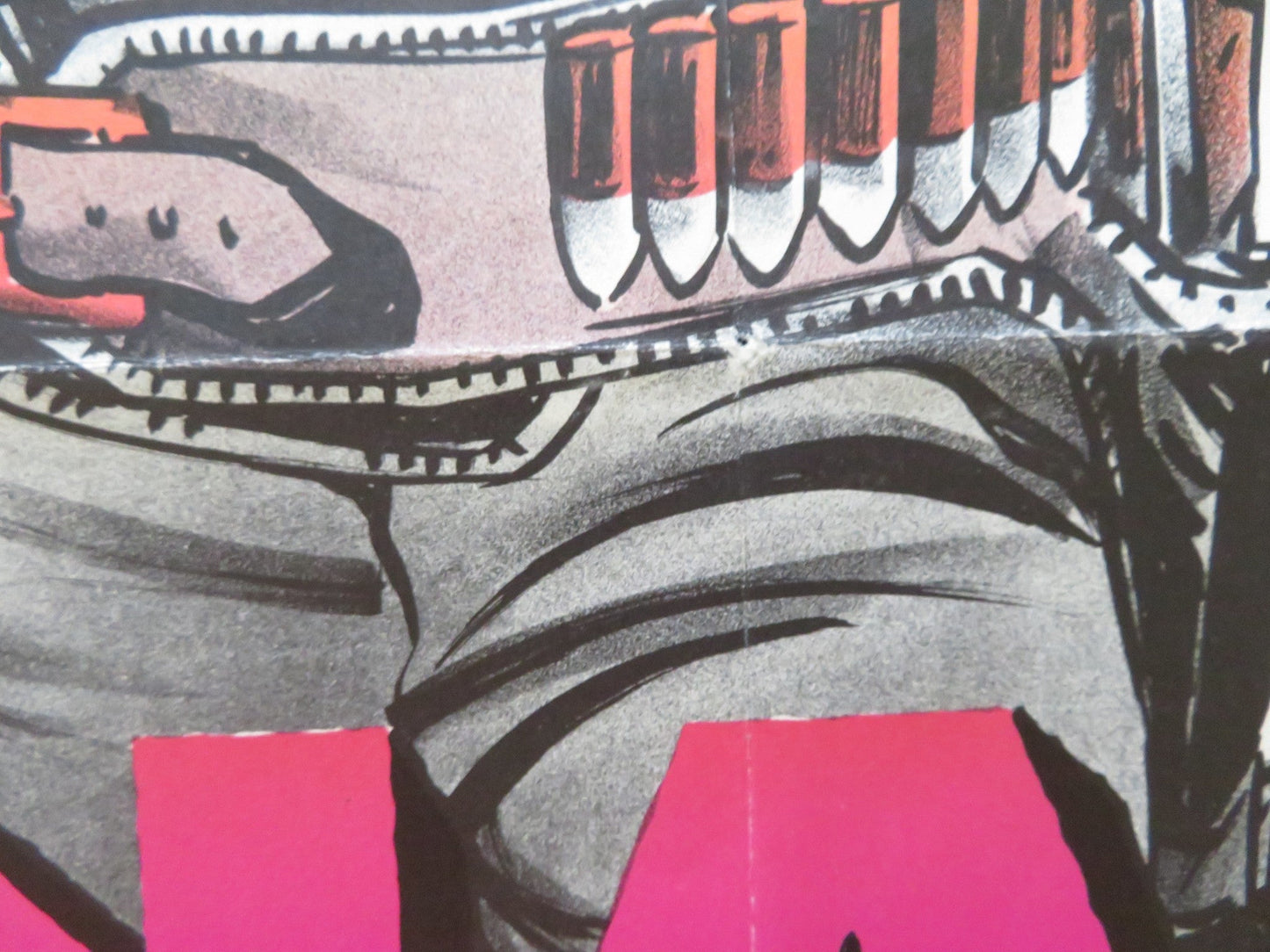 NORTH WEST MOUNTED POLICE DANISH POSTER ROLLED GARY COOPER P. GODDARD R1958 Rendezvous Cinema Movie posters