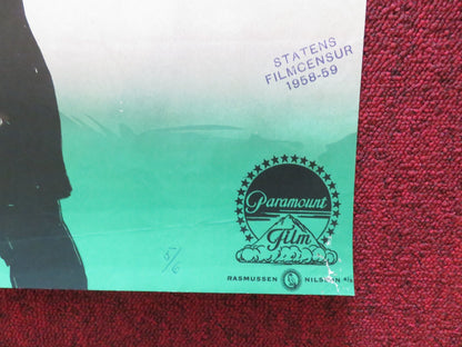 NORTH WEST MOUNTED POLICE DANISH POSTER ROLLED GARY COOPER P. GODDARD R1958 Rendezvous Cinema Movie posters