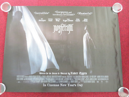 NOSFERATU UK QUAD ROLLED POSTER LILY - ROSE DEPP WILLEM DAFOE 2024 Movie posters