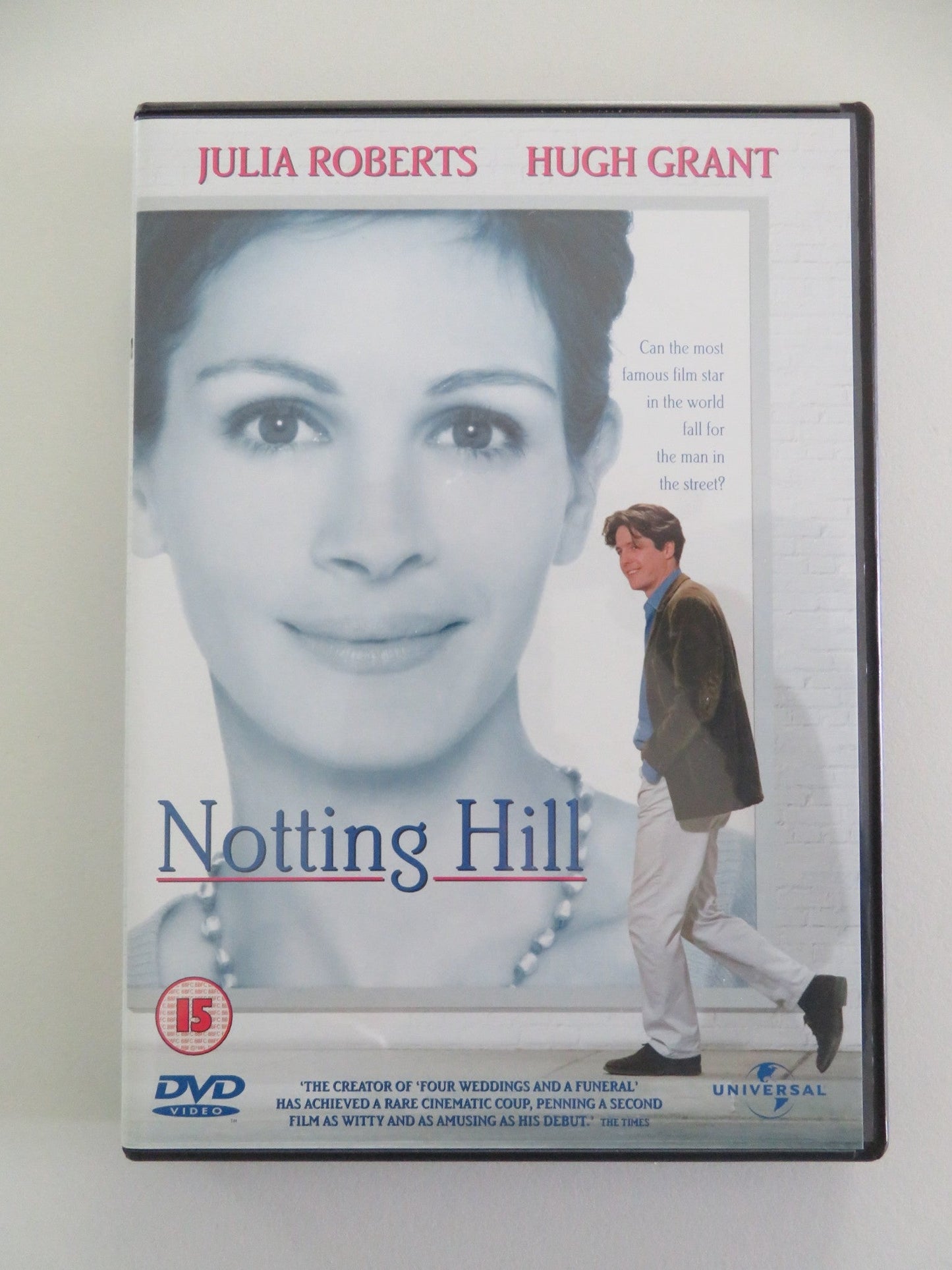 Notting Hill (DVD) Julia Roberts Hugh Grant 1999 Region 2, 4 Movie posters