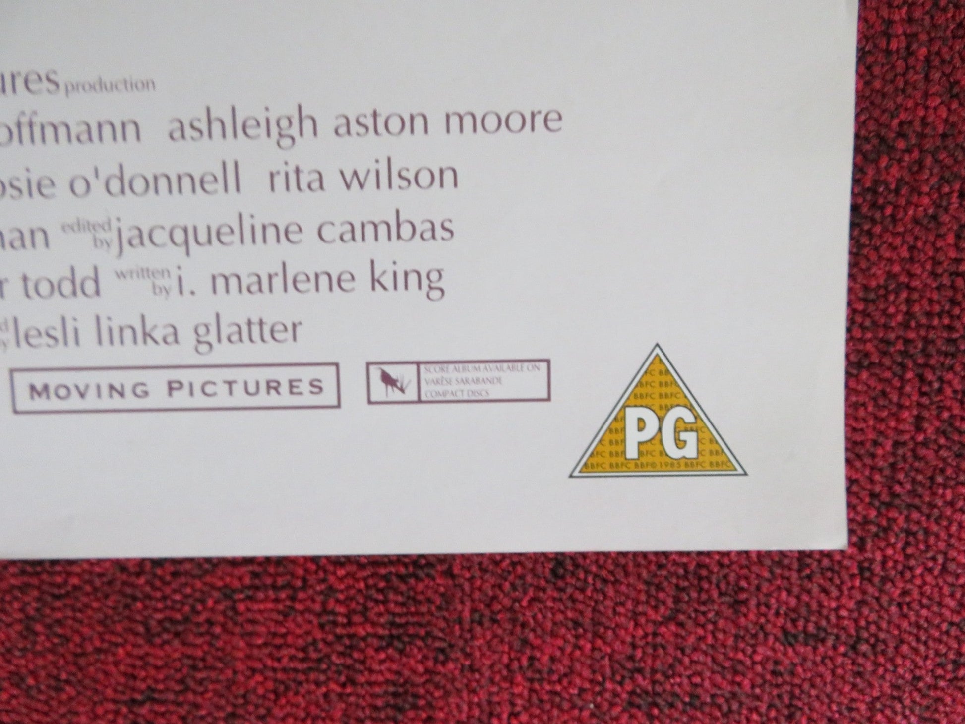 NOW AND THEN VHS VIDEO POSTER DEMI MOORE THORA BIRCH CHRISTINA RICCI 1995 Rendezvous Cinema Movie posters