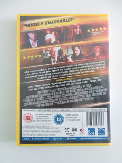 Now You See Me (DVD) Jesse Eisenberg Mark Ruffalo 2013 Region 2 Movie posters