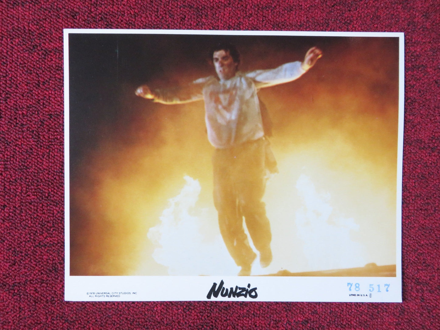 NUNZIO LOBBY CARD DAVID PROVAL JAMES ANDRONICA 1978 Rendezvous Cinema Movie posters