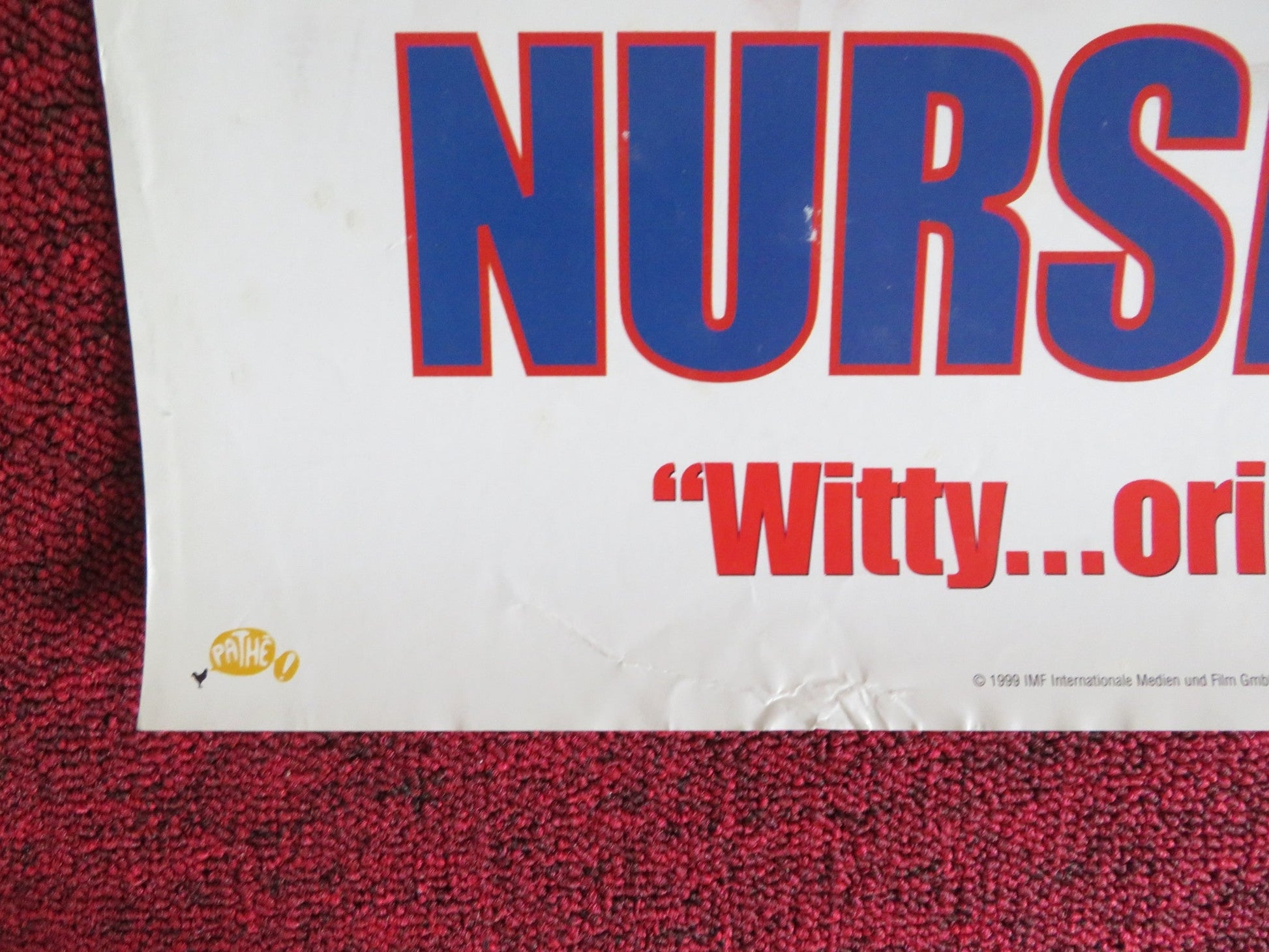 NURSE BETTY VHS VIDEO POSTER MORGAN FREEMAN RENEE ZELLWEGER 1999 Rendezvous Cinema Movie posters