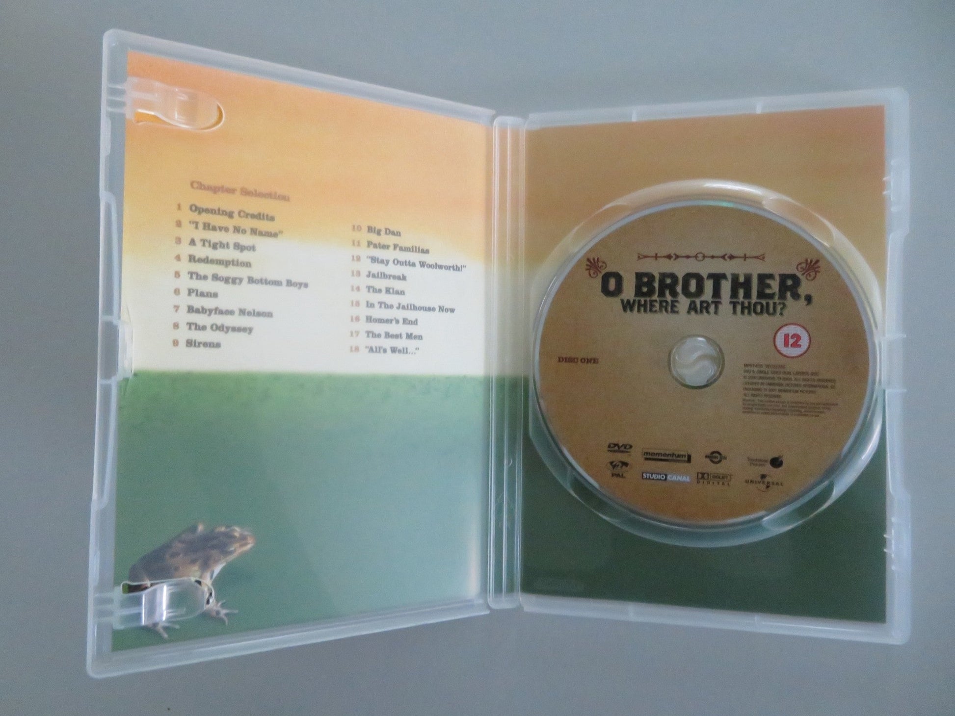 O BROTHER, WHERE ART THOU? (DVD) GEORGE CLOONEY JOHN TURTURRO 2000 REGION 2 Movie posters