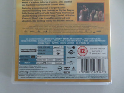 O BROTHER, WHERE ART THOU? (DVD) GEORGE CLOONEY JOHN TURTURRO 2000 REGION 2 Movie posters