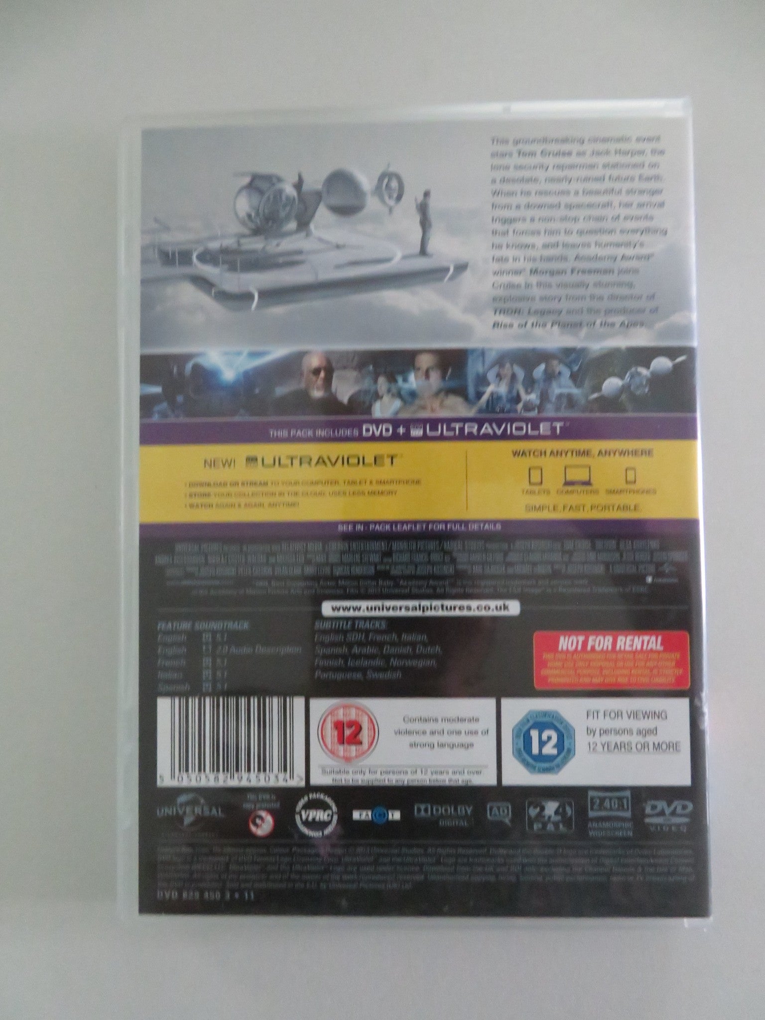 OBLIVION (DVD) TOM CRUISE MORGAN FREEMAN 2013 REGION 2,4 Movie posters