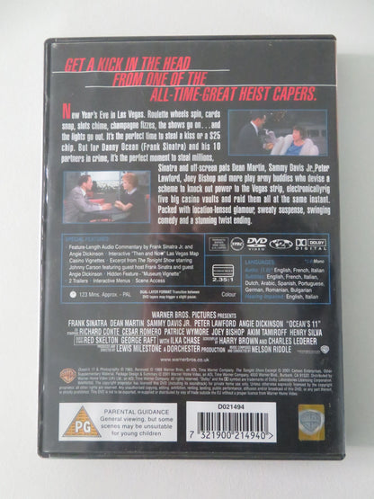 Ocean's Eleven (DVD) Frank Sinatra Dean Martin Sammy Davis Jr. 1960 Region 2 Movie posters