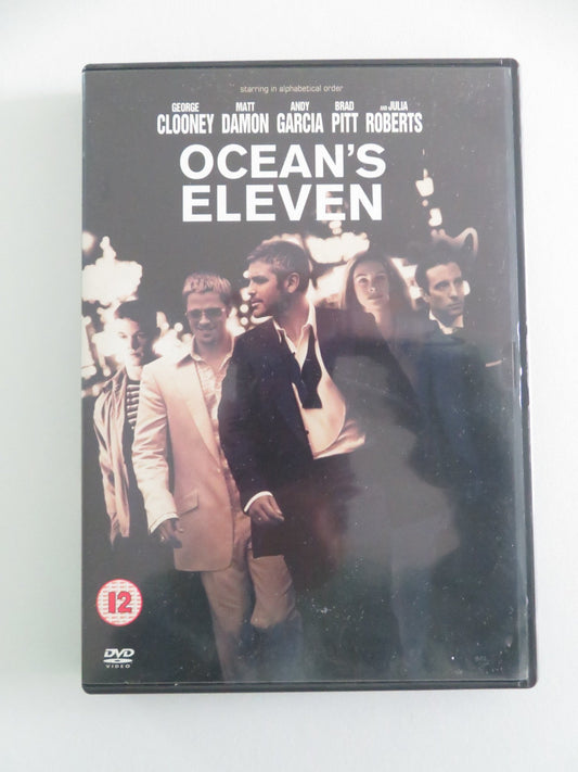 Ocean's Eleven (DVD) George Clooney Brad Pitt Matt Damon 2001 Region 2 Movie posters