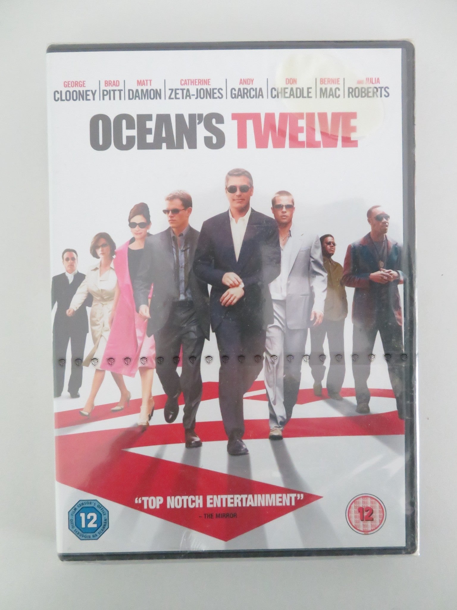 Ocean's Twelve (DVD) Brad Pitt Catherine Zeta - jones 2004 Region 2 Movie posters