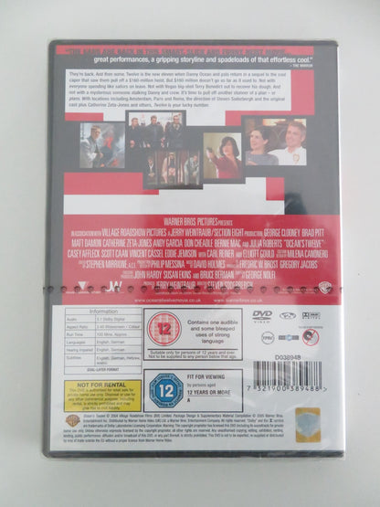 Ocean's Twelve (DVD) Brad Pitt Catherine Zeta - jones 2004 Region 2 Movie posters
