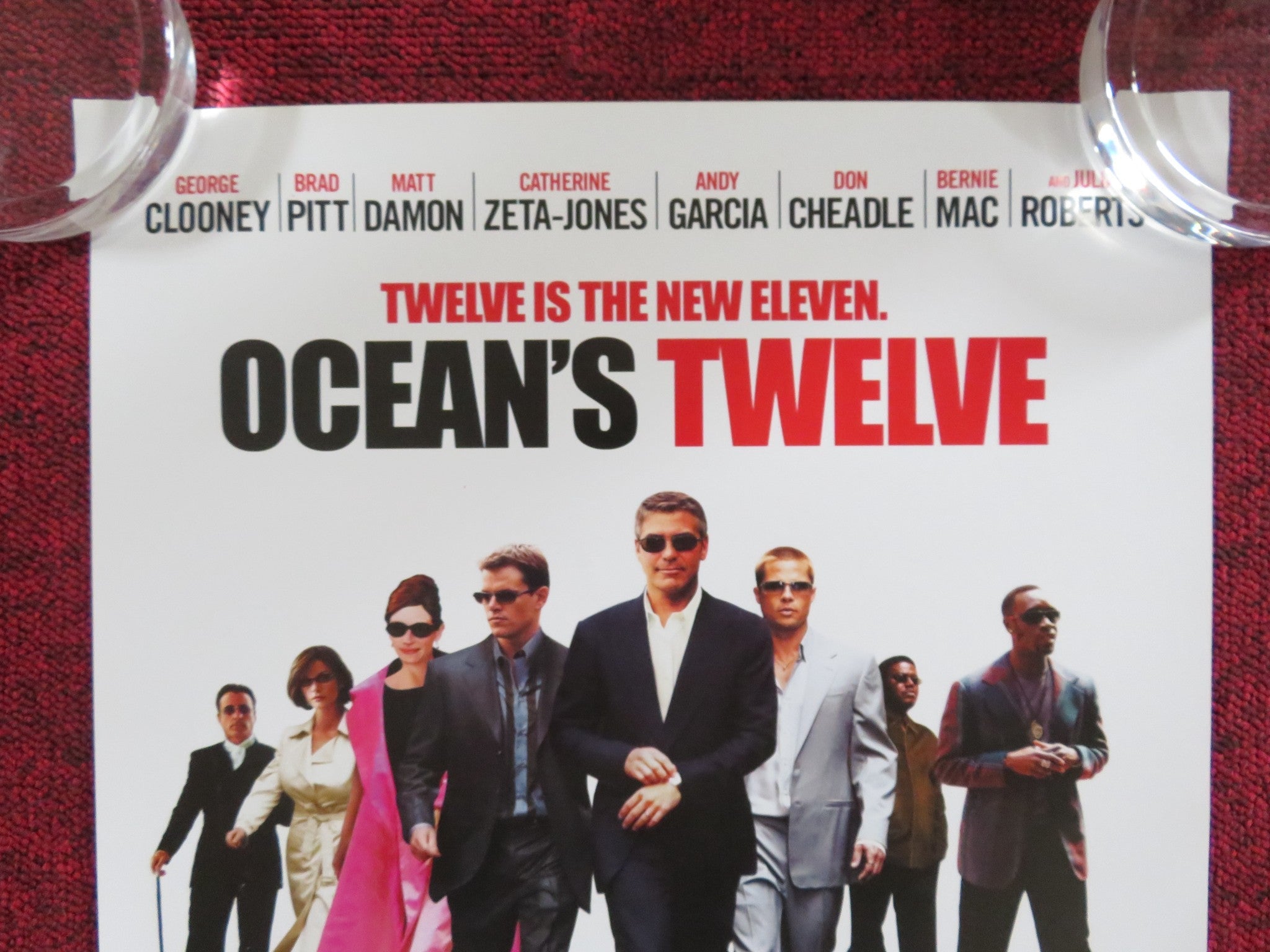 OCEAN'S TWELVE DVD POSTER GEORGE CLOONEY BRAD PITT 2004 – Rendezvous Cinema