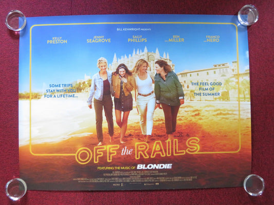 OFF THE RAILS UK QUAD ROLLED POSTER JENNY SEAGROVE SALLY PHILLIPS 2021 Rendezvous Cinema Movie posters