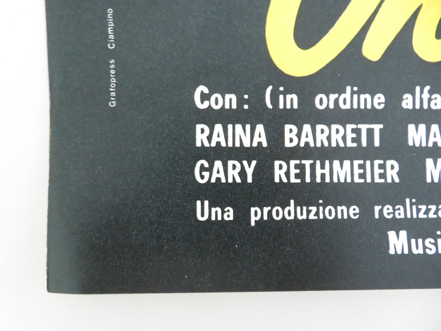 OH! CALCUTTA! - C ITALIAN FOTOBUSTA POSTER RAINA BARRETT MARK DEMPSEY 1972 Movie posters