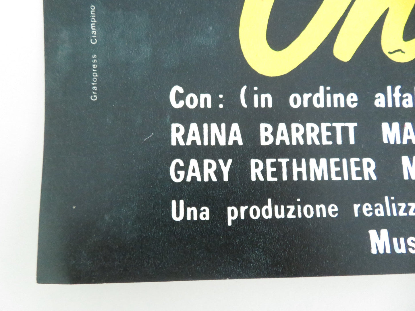 OH! CALCUTTA! - E ITALIAN FOTOBUSTA POSTER RAINA BARRETT MARK DEMPSEY 1972 Movie posters